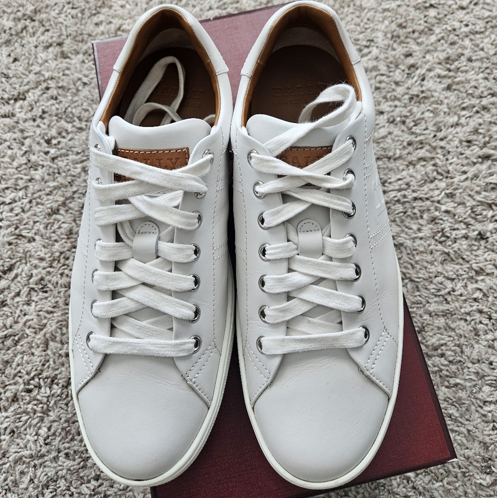 Bally Orivel mens leather sneakers US 8.5